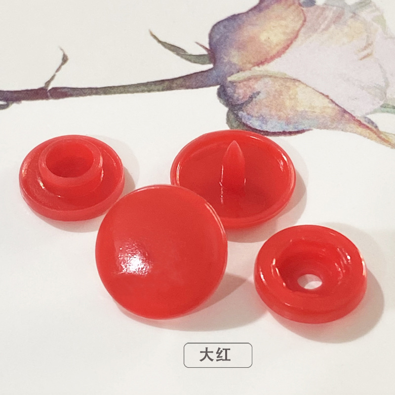 T3T5T8 impermeable con botón a presión de resina plástica, botones de ropa de bebé, botones invisibles, botones de color sin costura