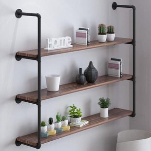 Sheng Bang Rong Wall-to-Wall Plate Rack Living Room Rack Laminated Plate Partition Wall-to-Wall Wall Bookshelf Multi-layer Storage Rack Nail Shop