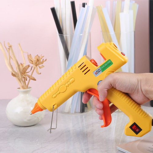 Saide SD1107 high power hot glue gun 200W industrial grade plastic metal bonding high temperature hot melt glue gun wholesale