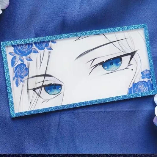 Colorful cartoon anime personalized DIY self-printed paper with lamination and hot stamping, custom-made merchandise based on provided images