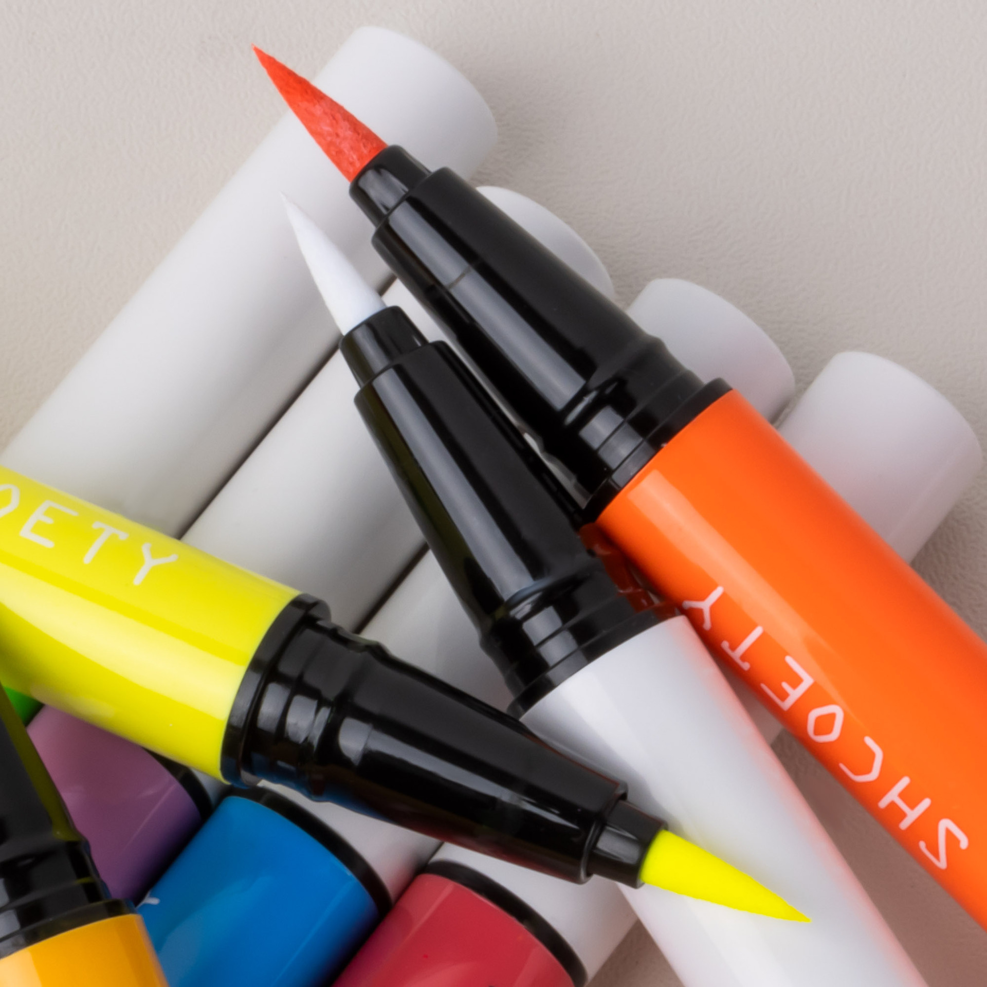SHCOETY Halloween Colored Fluorescent Eyeliner, matte Luminous eyeliner Liquid Pen, painted face color, waterproof and sweat-proof undefined