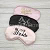 Bride's eyeliner BRIDE letter print logo adjustment fastening eye mask breathability shading lunch break sleep eye mask