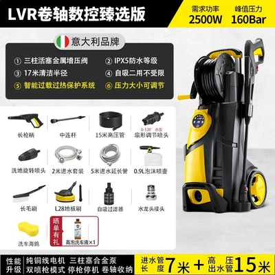 Cleaning Machine High-Power Powerful Floor Cleaning — High pressure car wash water gun - lvr-cnc-premium-editionupgraded-tech-smart-switching-one-touch-perfection