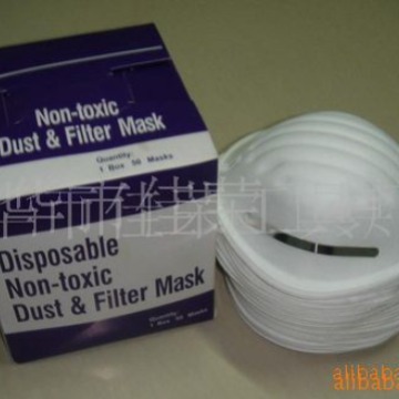 厂家直供防尘粉口罩 简易防尘口罩 白色防护口罩一次性防护口罩