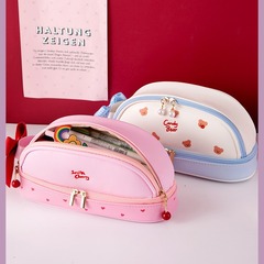 日系筆袋大容量簡約初中生ins潮少女小學生可愛網紅鉛筆文具盒