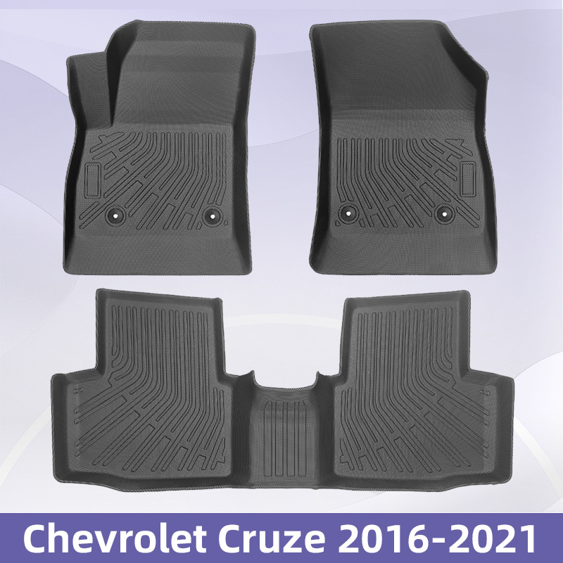 Aplicable a Chevrolet Cruze 2016 - 2021 TPE Foot Pad 3D All Weather Material Backpack Pad