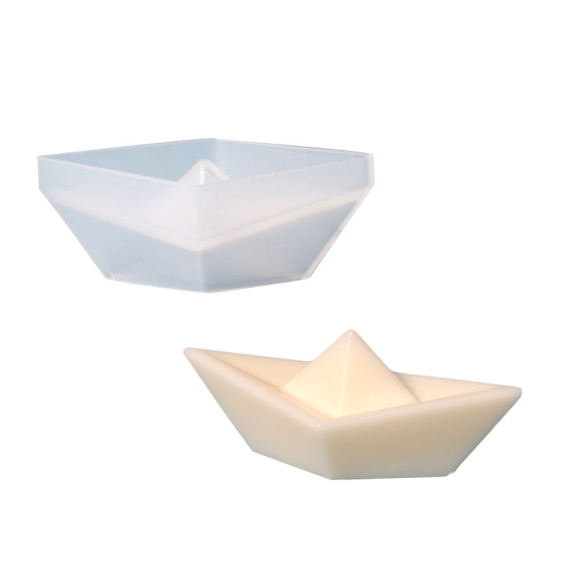 Zhongcheng Silicone diy Dropping Mold Childhood Memories Paper Boat Candle Mold Silicone Handicrafts Cross-border Exclusive