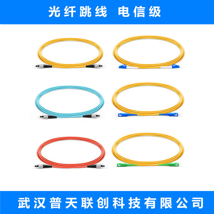 电信级 光纤跳线 FC/UPC-FC/UPC-SM-SX-3.0 单多模单芯尾纤光纤线