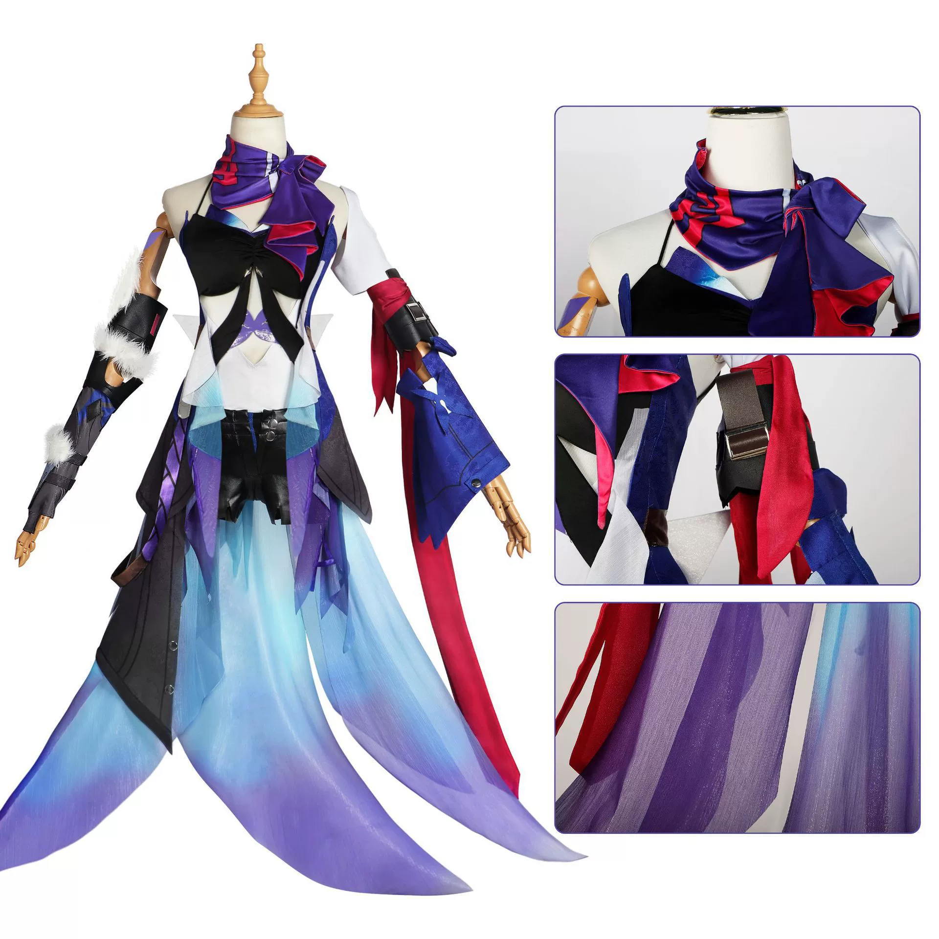 Косплей-костюм Beishui Trading Collapse Star Dome Railway Cos Costume Xier Earth Fire Member Cute Girl Game Cosplay Costume