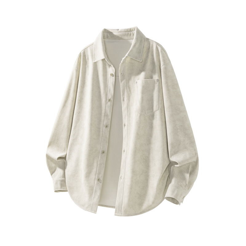 American Retro Men's Shirt 2025 New Autumn Trendy Brand Casual Oversized Loose Top Jacket_voghion.com