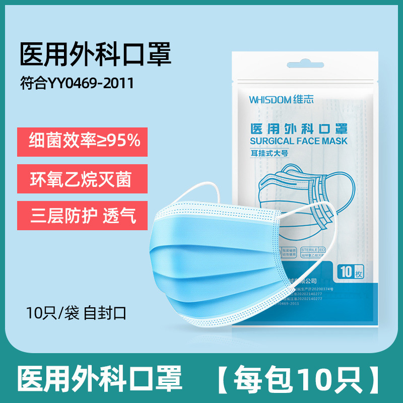 医療用外科マスク100枚の独立包装児童安全防護医療用使い捨てマスク卸売り|undefined