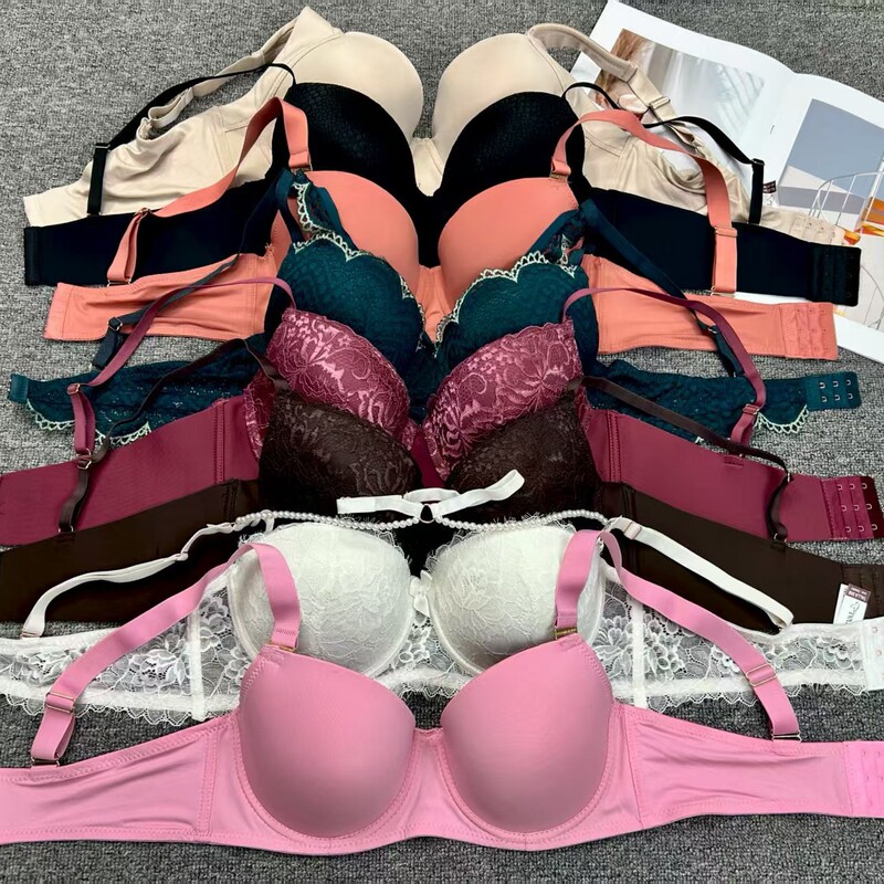 B0497 # Miscellaneous Foreign Orders European and American Inventory Clearance Printed Glossy Push-Up Women's Bra Steel Ring Underwear Large Size B0497 # Miscellaneous Foreign Orders European and American Inventory Clearance Printed Glossy Push-Up Women's Bra Steel Ring Underwear Large Size