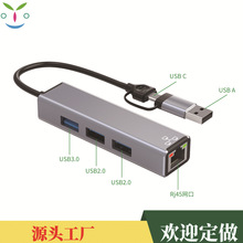 ��̫�W�D�Q��100�� Type USB C�DRJ45�W�ڔUչ�]һ������չ�]
