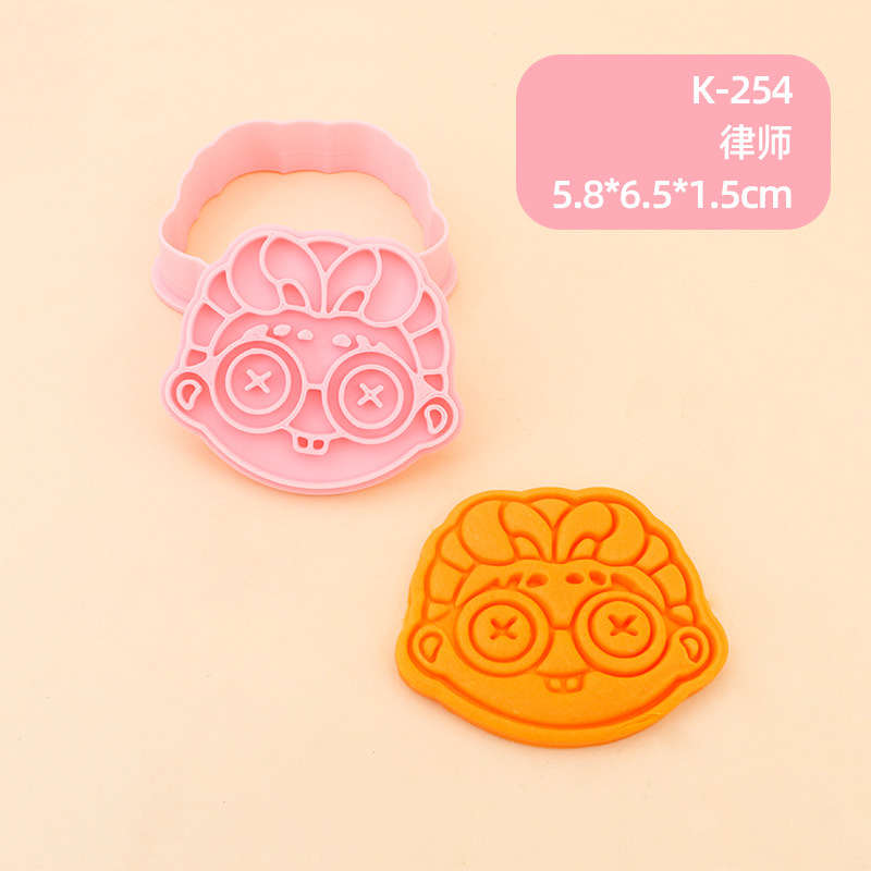 Juego de Moldes para Galletas 3D Personajes de Anime de Plástico para Repostería image 25