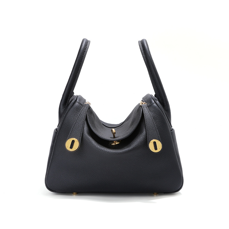 togo头层牛皮琳迪腋下包真皮枕头单肩包女士通勤百搭时尚斜挎包包 - Thumbnail 17