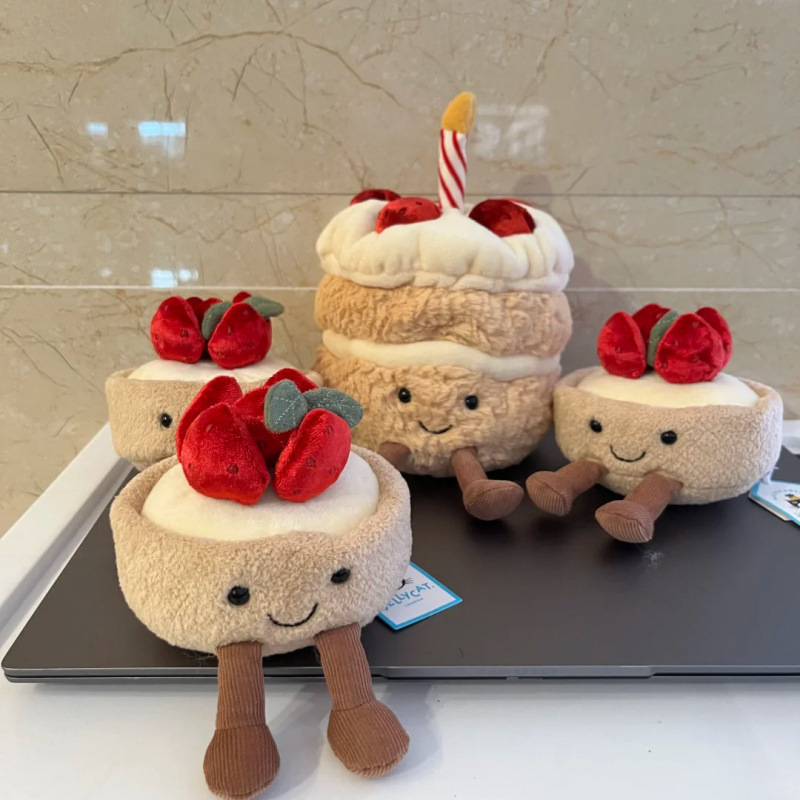 Mini colección de muñecas de pastel divertidas muñecas de postre muñecas creativas simulación juguetes de peluche