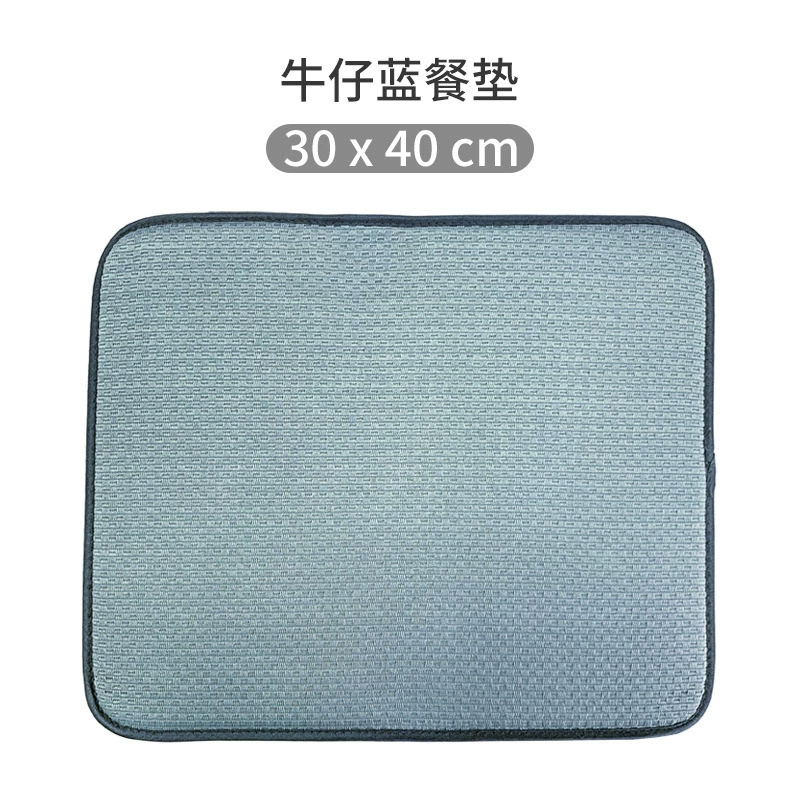 Double-sided hygienic tableware, drying rack, increased thickness, water absorbent