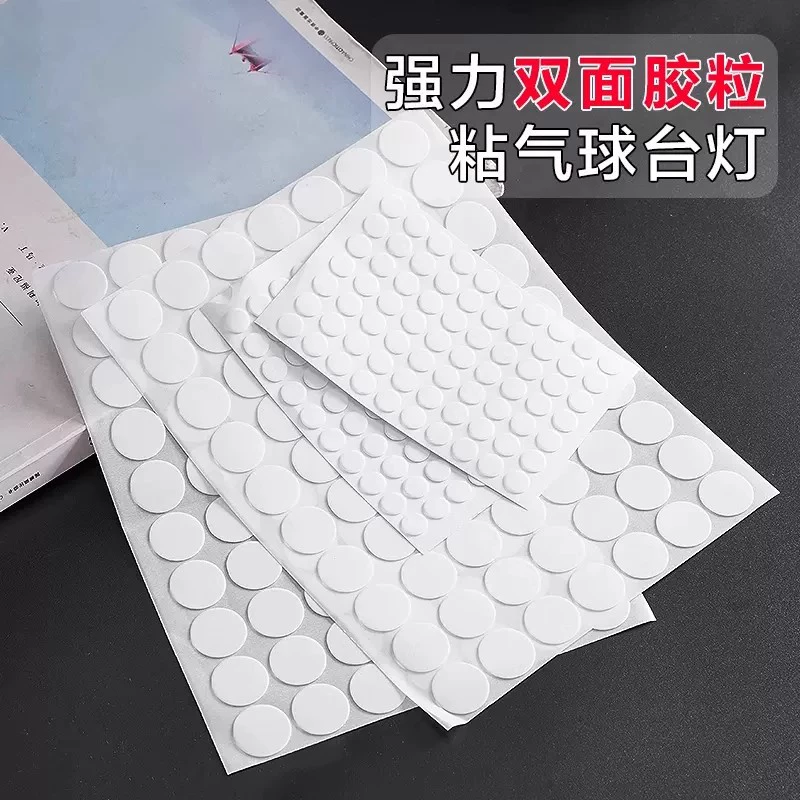 Акриловый прозрачный круглый двухсторонний клей с высокой вязкостью нано без следов