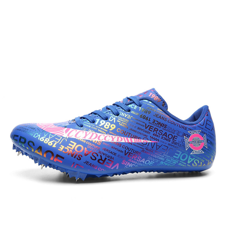 Zapatillas de pista entrenamiento integral resistente al desgaste zapatos de punta juvenil zapatos cortos para correr zapatos de pista para hombres y mujeres zapatos de entrenamiento de competencia