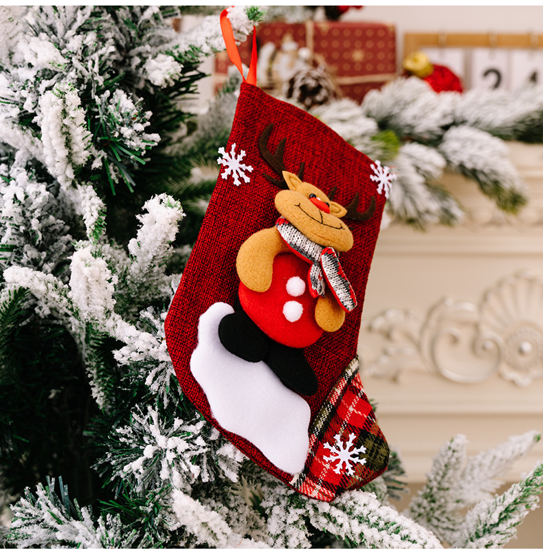 Christmas Cute Santa Claus Snowman Cloth Party Christmas Socks display picture 4