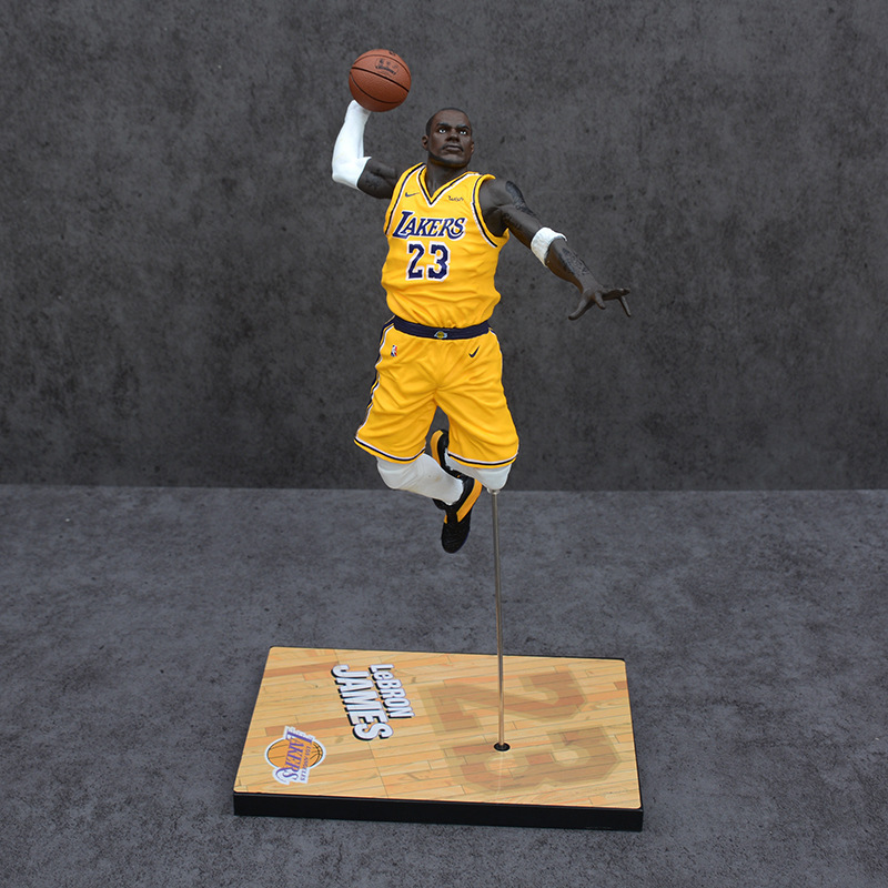 Mcfarlane Nba2K19 James 20Th Anniversary Lakers Kobe Basketball Stand Jordan Figure Model