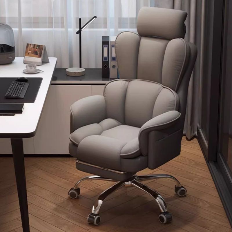 Computer Chair, Home Office Chair, Adjustable Desk Chair, Comfortable for Long Sitting, Gaming Chair, Leisure Chair with Backrest and Lumbar Support