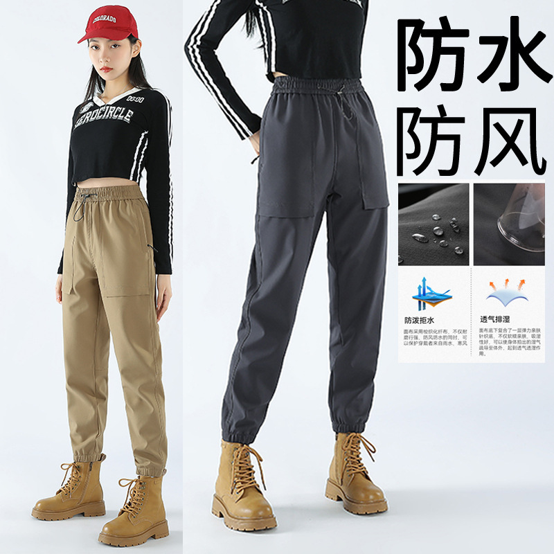 Women's Spring Autumn and Winter plus size fleece-lined Thickened Slimming Waterproof Windproof Three-proof Loose Cold-proof Warm Soft Case