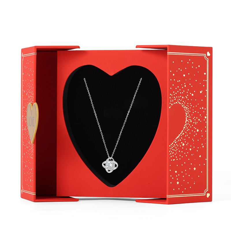 Qixi Día de San Valentín amor joyería caja collar traje anillo colgante joyería caja cumpleaños confesión regalo