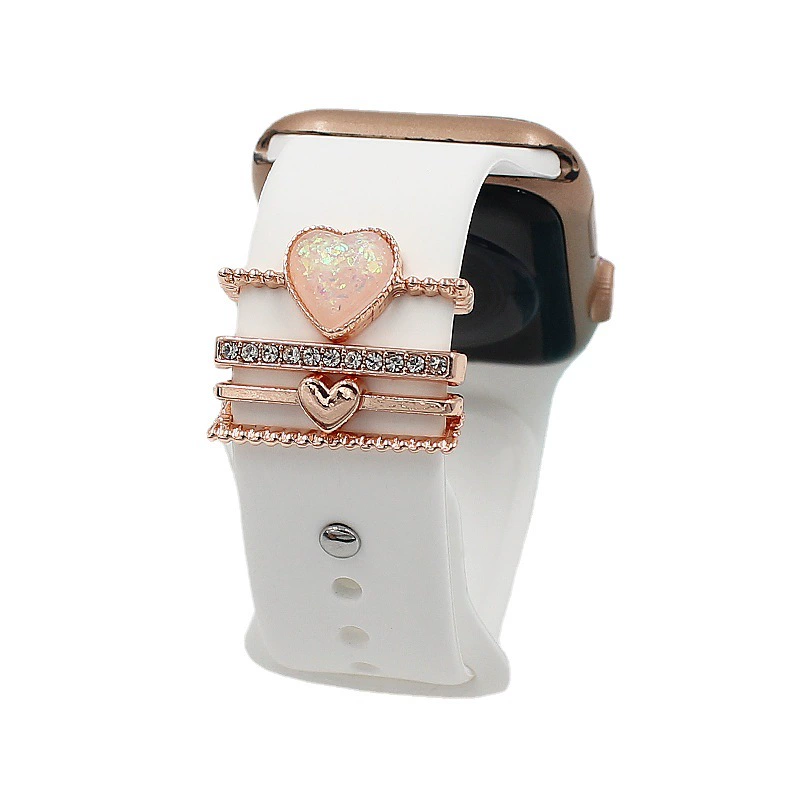 Apple, silicone diamond watch strap