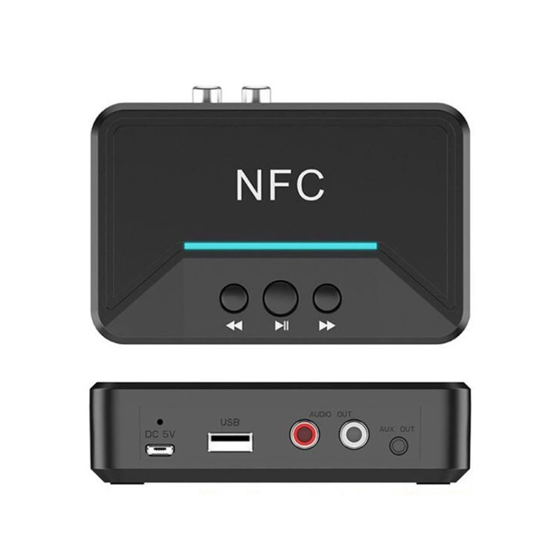 Bluetooth-приемник 5.0 BT200 беспроводной аудиоадаптер RCA3.5 автомобильный Bluetooth адаптер NFC Bluetooth