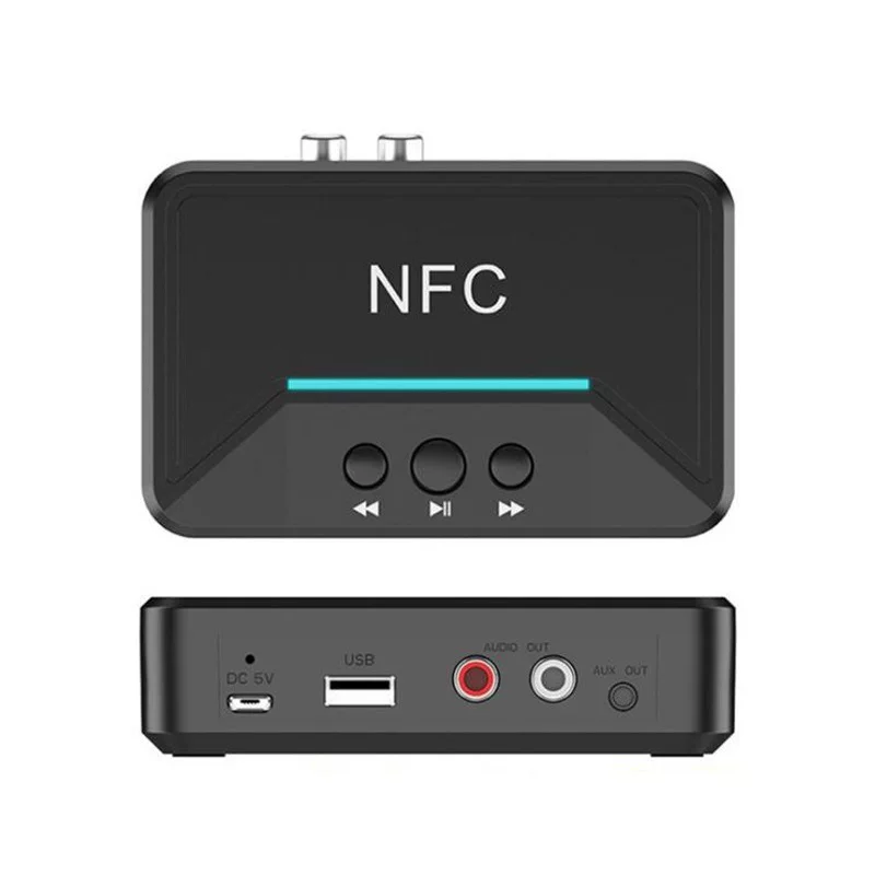 Bluetooth-приемник 5.0 BT200 беспроводной аудиоадаптер RCA3.5 автомобильный Bluetooth адаптер NFC Bluetooth