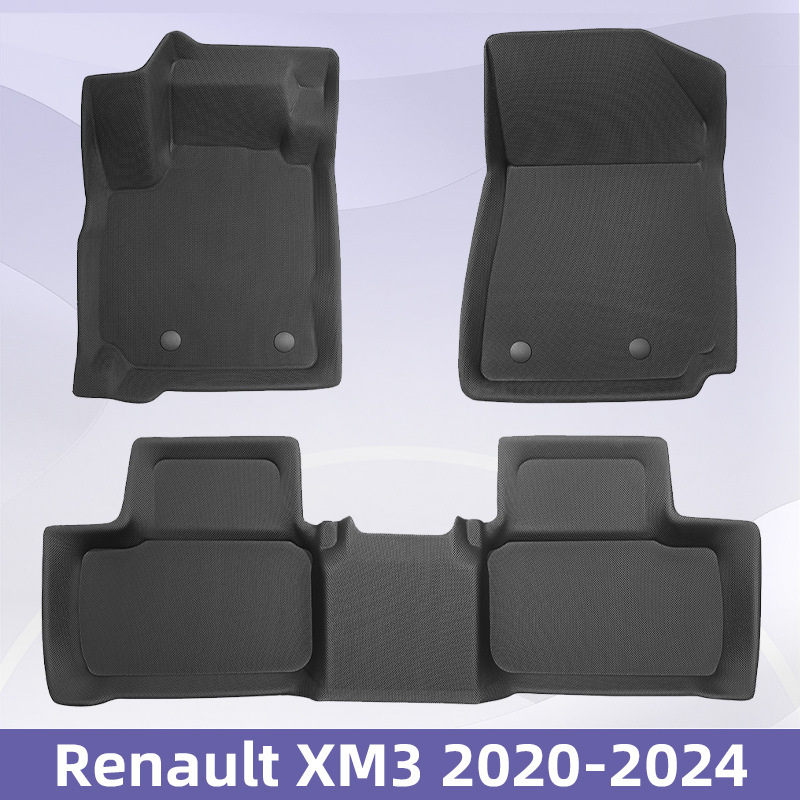 Para Renault XM3 2020 - 2024 3D para todo el tiempo XPE almohadilla para los pies Cojín del maletero
