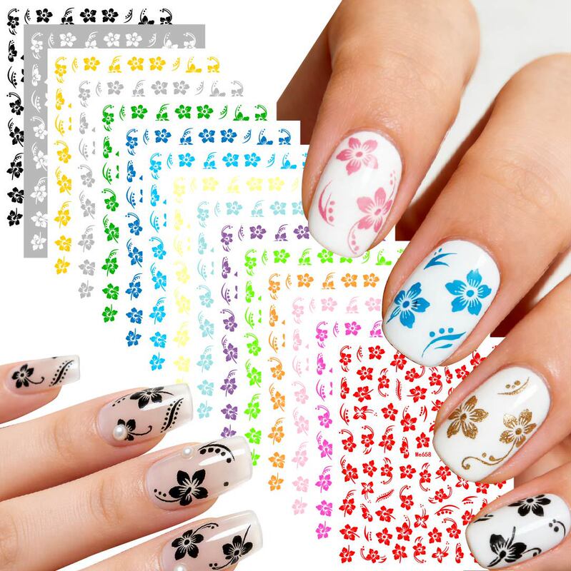 2026 New Cross-Border Nail Art Stickers 3D Chinese Style Hibiscus Flowers Fresh Hollow Flower Nail Adhesive Decals 2026 New Cross-Border Nail Art Stickers 3D Chinese Style Hibiscus Flowers Fresh Hollow Flower Nail Adhesive Decals