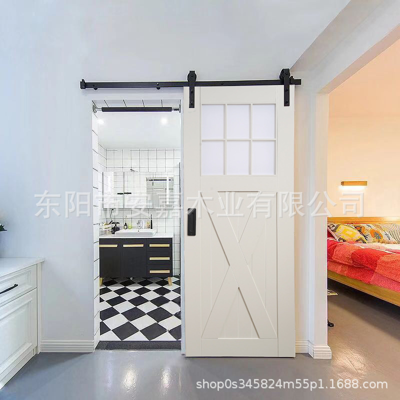Manufacturer Custom-Made Barn Doors, Pure Solid Wood Doors, Bathroom and Kitchen Sliding Doors, Partition Doors, Interior Doors, Guesthouse Doors