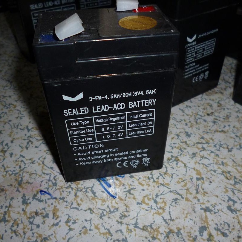 包邮3-FM-6V4.5AH/20HR 6V4.5AH蓄电池儿童电动童车电子秤探照灯