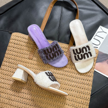 miu�Ҹ߸��⴩һ�ִָ�����ЬŮ��������ëë�߸���Ь��������Ь