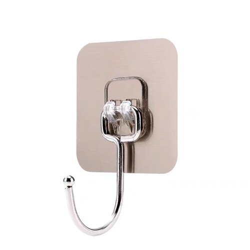 Transparent seamless hook bathroom cartoon creative door adhesive hook home kitchen punch-free strong adhesive hook