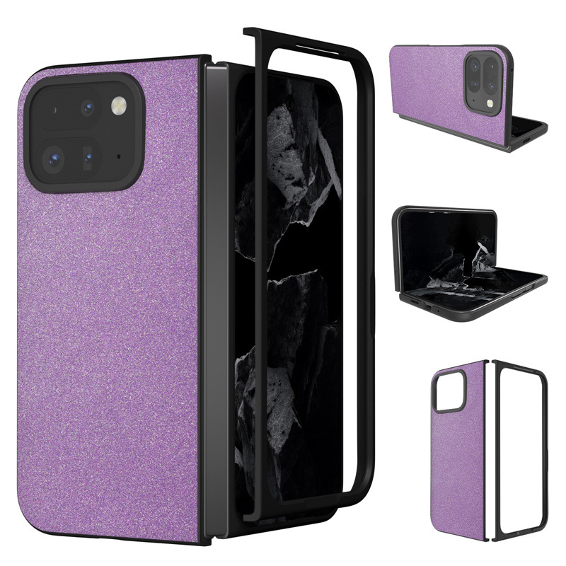 Suitable for Google Pixel 10 Pro Fold mobile phone case pixel9ProFold folding screen protective cover glitter