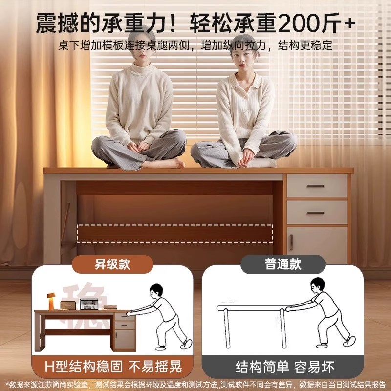 Escritorio de computadora personalizado dormitorio escritorio de escritorio estudiantil escritorio de escritura simple moderno con cajón escritorio de almacenamiento