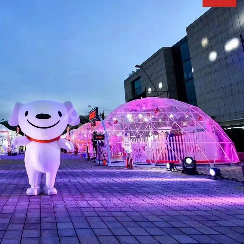购物节球形帐篷 10米全透明球形星空帐篷 外观新颖 抗风耐用