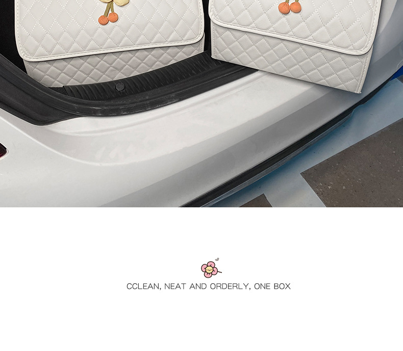 Car trunk storage box multi-functional Internet celebrity small car supplies practical Complete Collection car trunk storage box for women