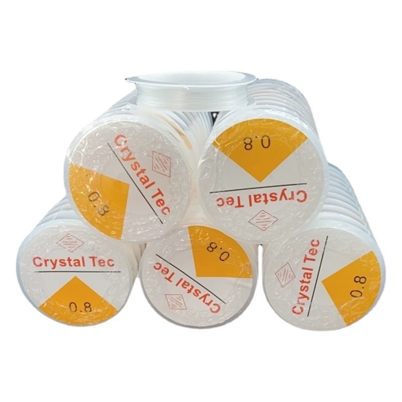 0,8 эластичная линия Duke Line DIY кристалл прозрачный ручной работы Бисероплетение износостойкий эластичный браслет линии аксессуары оптом