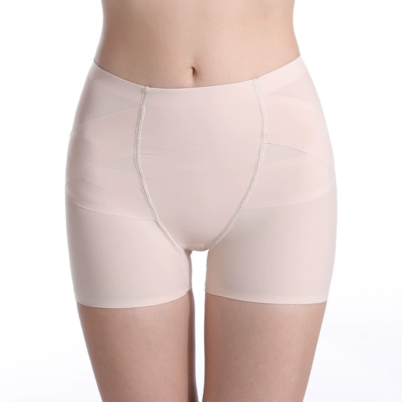 Shaping Shorts Women — High-Waist Hip‑Lift, Seamless Trousers with Silk Gusset, M–XL