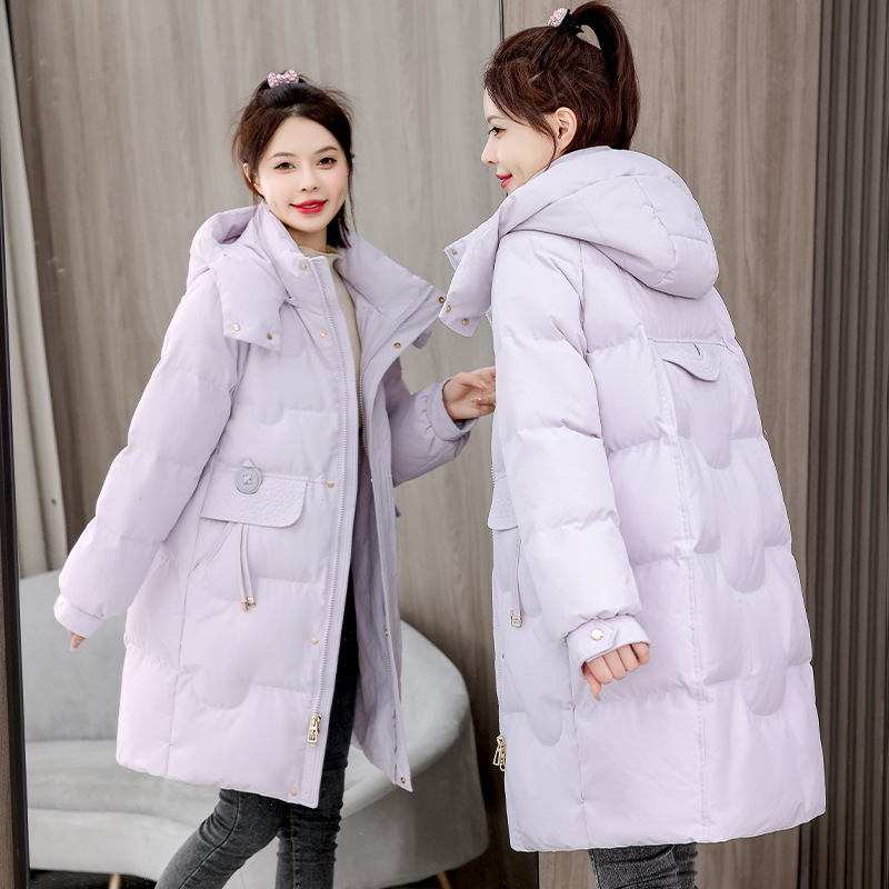 加厚羽绒棉服大码韩版宽松棉衣面包服冬季新款棉袄外套中长款