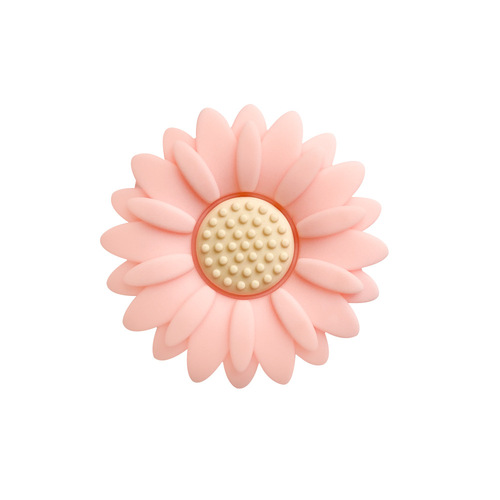 Manufacturer Silicone Daisy Flower Beads Food Grade Silicone Cartoon Ornaments DIY Pacifier Chain Bracelet Accessories