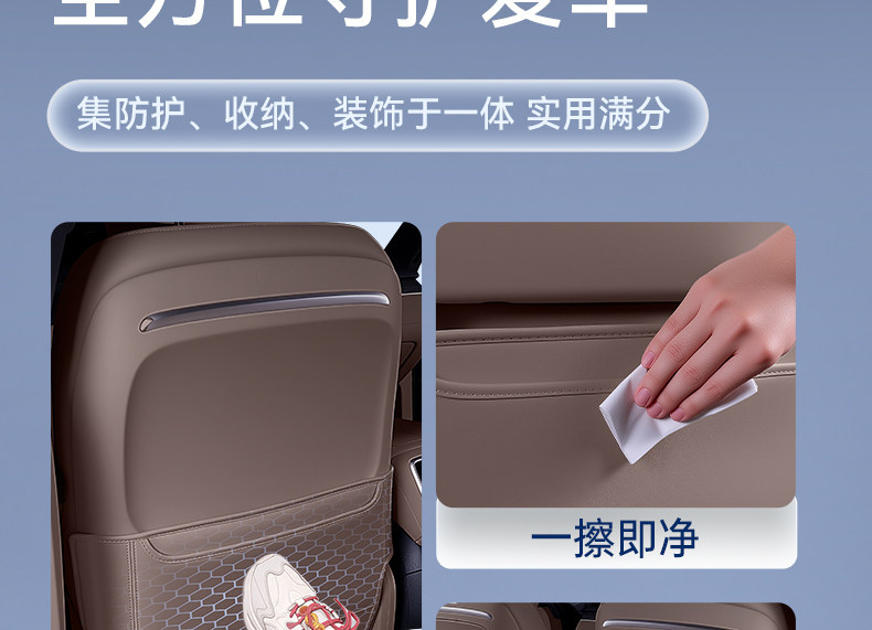 Suitable for Zhiji Ls6 Seat Anti-Kick Pads, Rear Seat Backrest Protection, Car Interior Modification Accessories, and Complete Set of Supplies