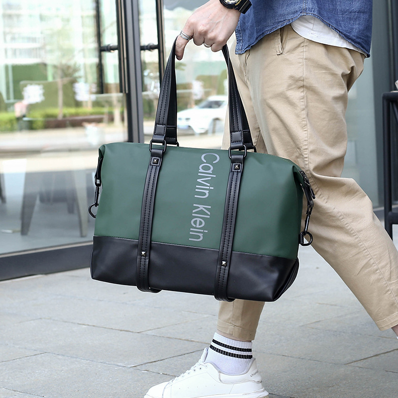 新款男士旅行包大容量休闲旅行袋尼龙男士健身行李袋|ms