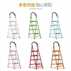 P616 Wholesale Household Stair Ladder, Small A-Frame Stool, Practical Clip-On Staircase for Indoor Corridors, A-Frame Stair Ladder for Home and Workshops