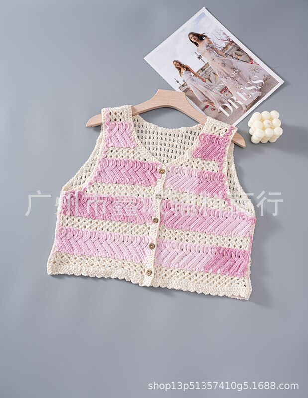 エスニック風ベスト、刺繍レイヤード、ベスト、アーティスティックショートジャケット、タッセルベスト、レトロ|undefined