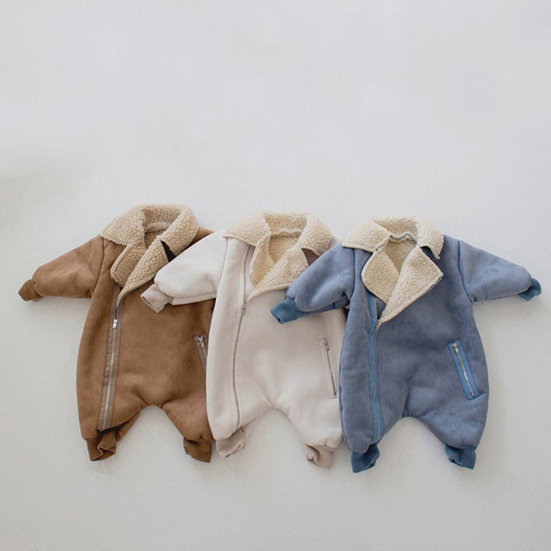 Custom INS Korean version of male and female babies in winter jacket…